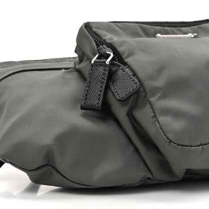 Prada Tessuto Nylon Multipocket Belt Bag Grey 9 of 10