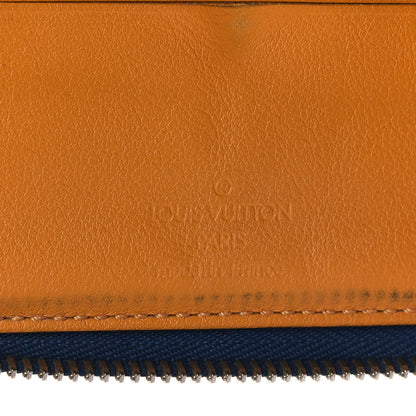 Louis Vuitton Denim Zip Compact Wallet Blue 7 of 11