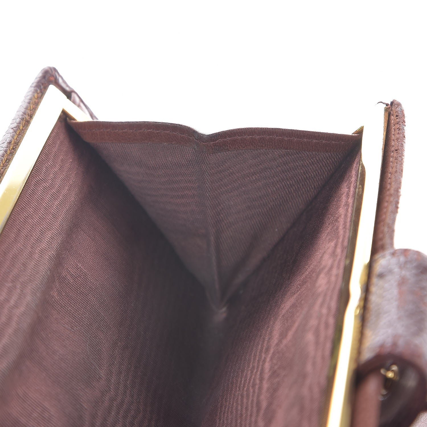 Chanel Caviar Stitched French Wallet Brown 16 of 18