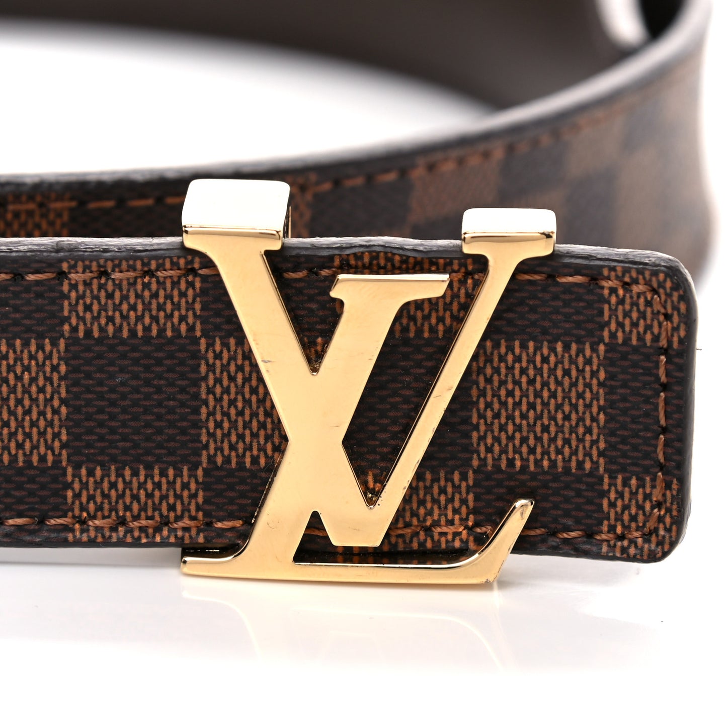 Mini Damier Ebene 25mm LV Initiales Belt 85 34