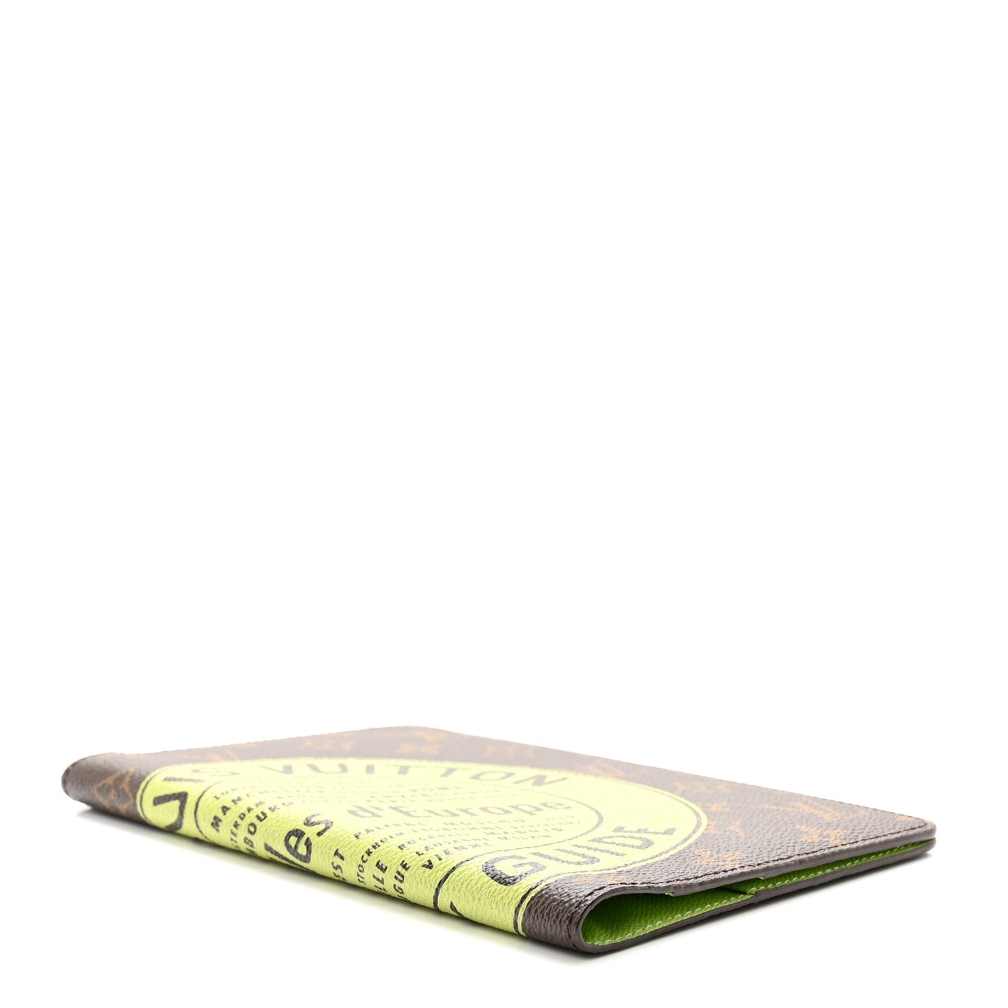 LOUIS VUITTON Monogram Villes D'Europe Notebook Cover Green