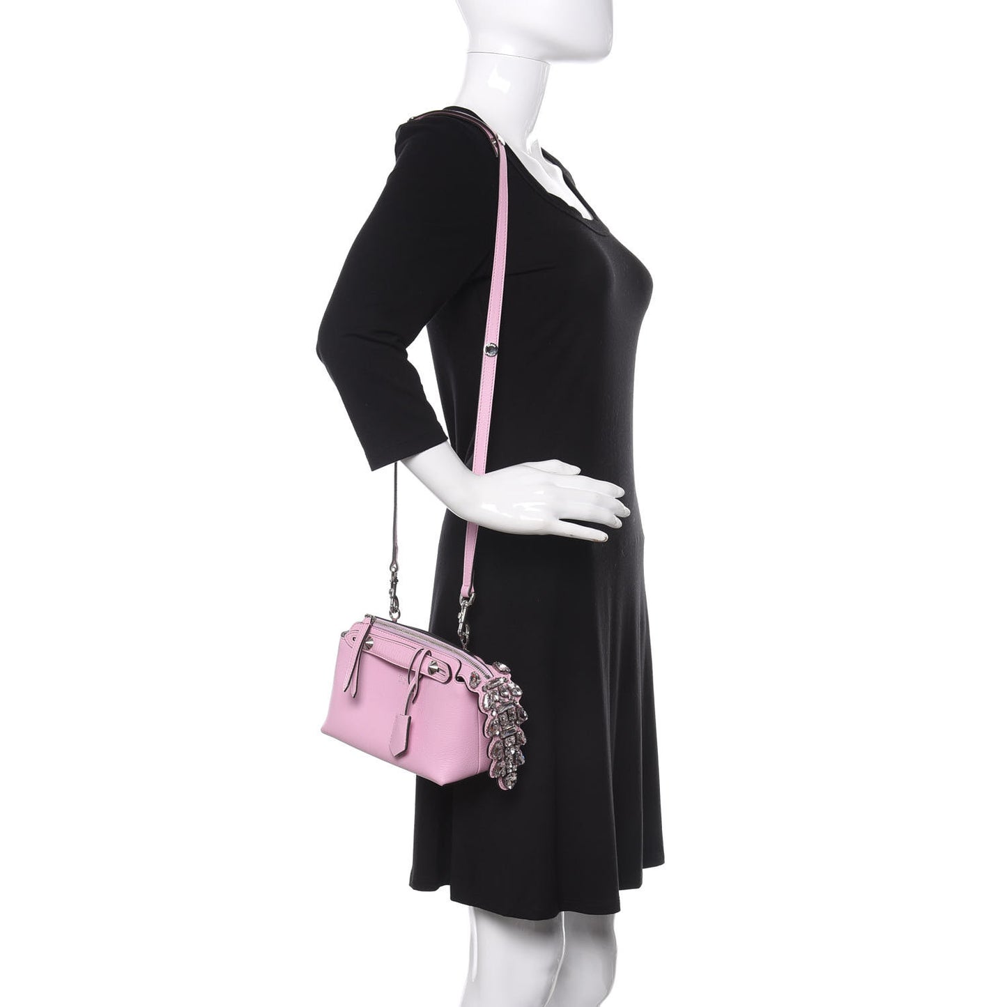 Vitello Dolce Crystal Croc Tail Mini By The Way Boston Bag Lavanda