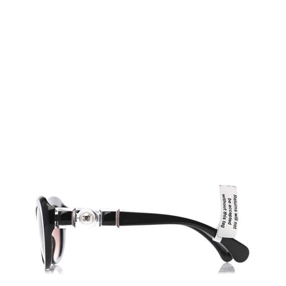 Chanel Acetate Glass Pearls Cat Eye Sunglasses 5443-H Brown 3 of 4