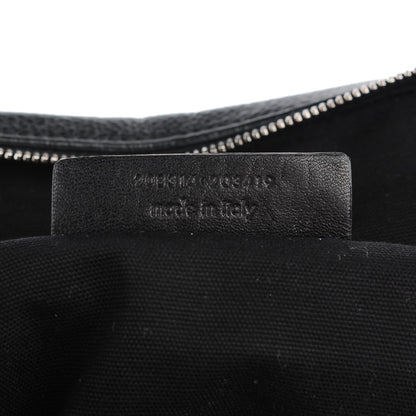 Saint Laurent Calfskin Patent Medium Easy Sac Black 7 of 9