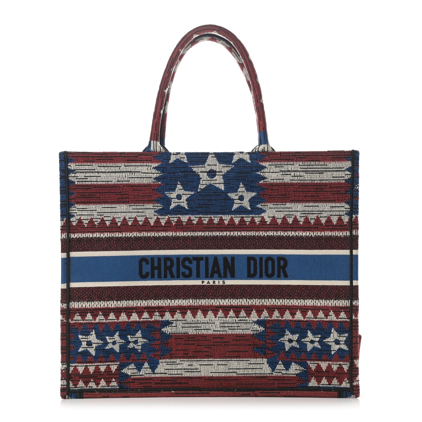 Canvas Embroidered Exclusive US Book Tote Multicolor