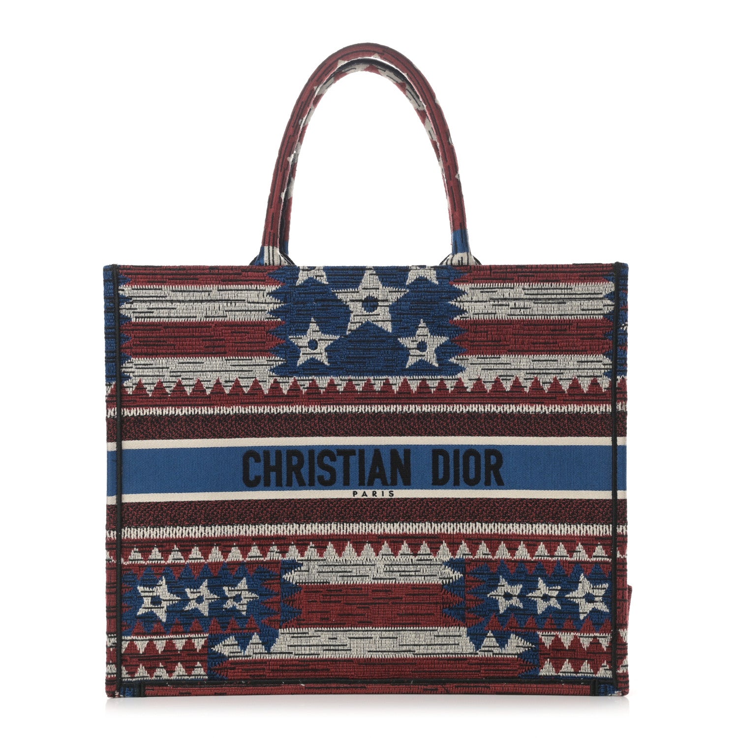 Christian Dior Canvas Embroidered Exclusive US Book Tote Multicolor 1 of 13