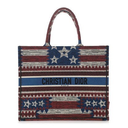 Christian Dior Canvas Embroidered Exclusive US Book Tote Multicolor 1 of 13