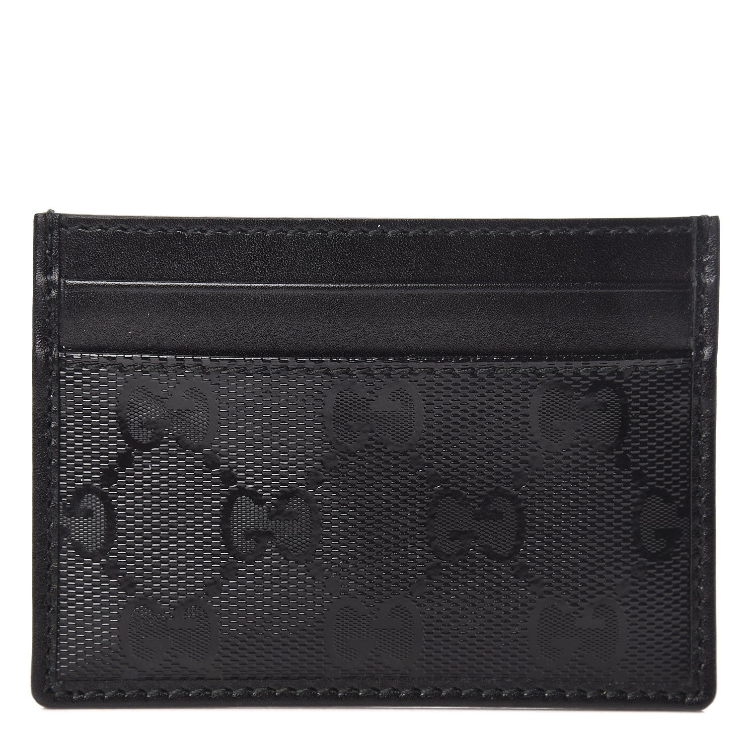 Gucci Imprime Monogram Card Holder Black 1 of 7