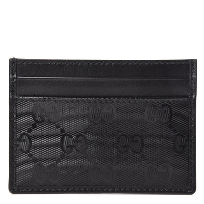 Gucci Imprime Monogram Card Holder Black 1 of 7