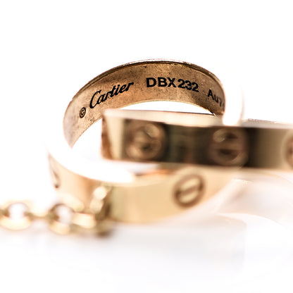 Cartier 18K Yellow Gold Interlocking LOVE Bracelet 5 of 6
