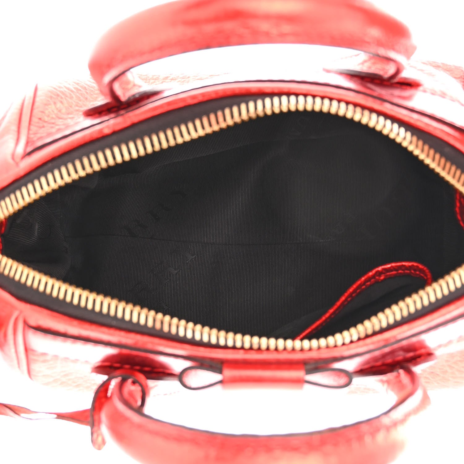 Burberry Metallic Calfskin Small Blaze Satchel Red 5 of 14