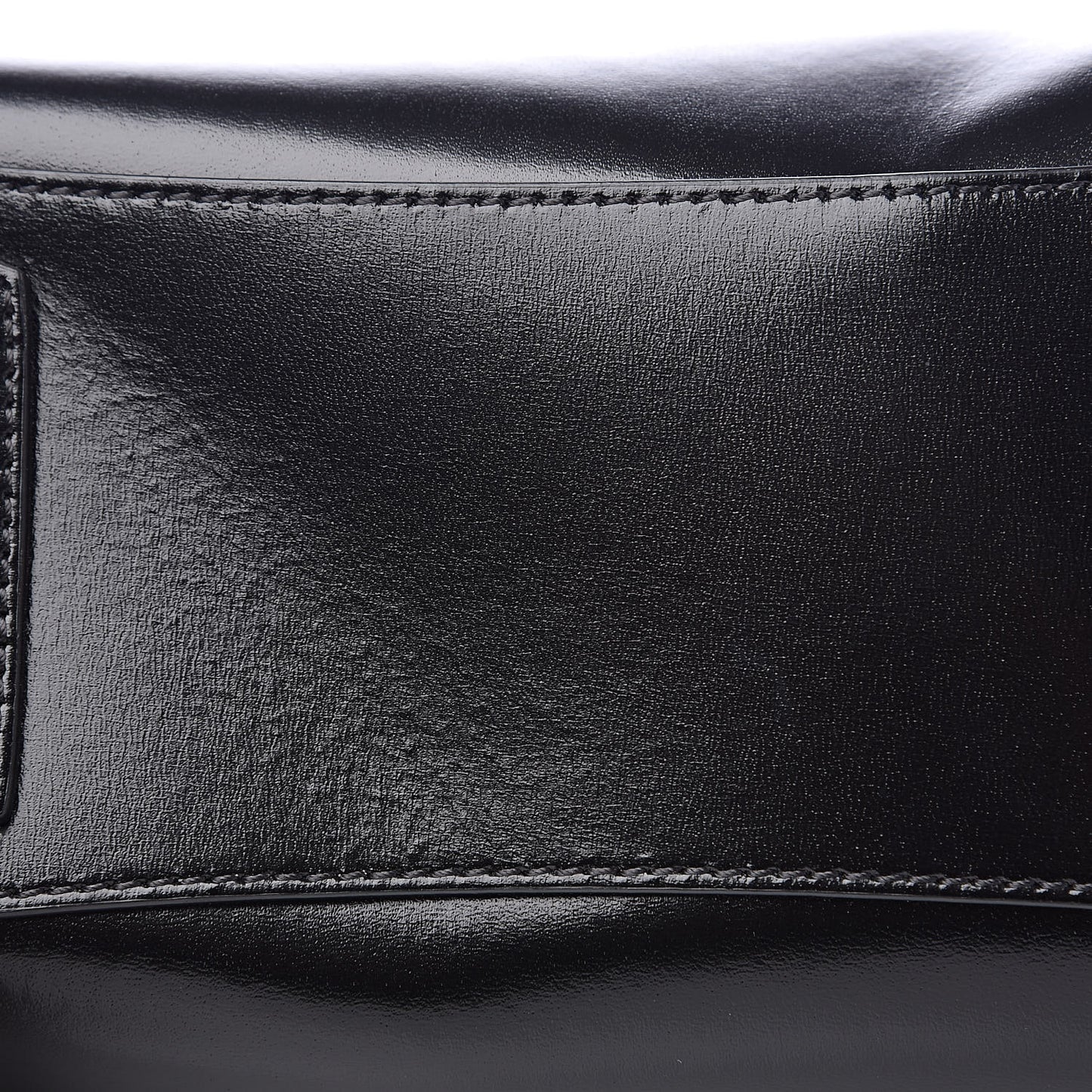 Shiny Lord Calfskin Mini Antigona Black