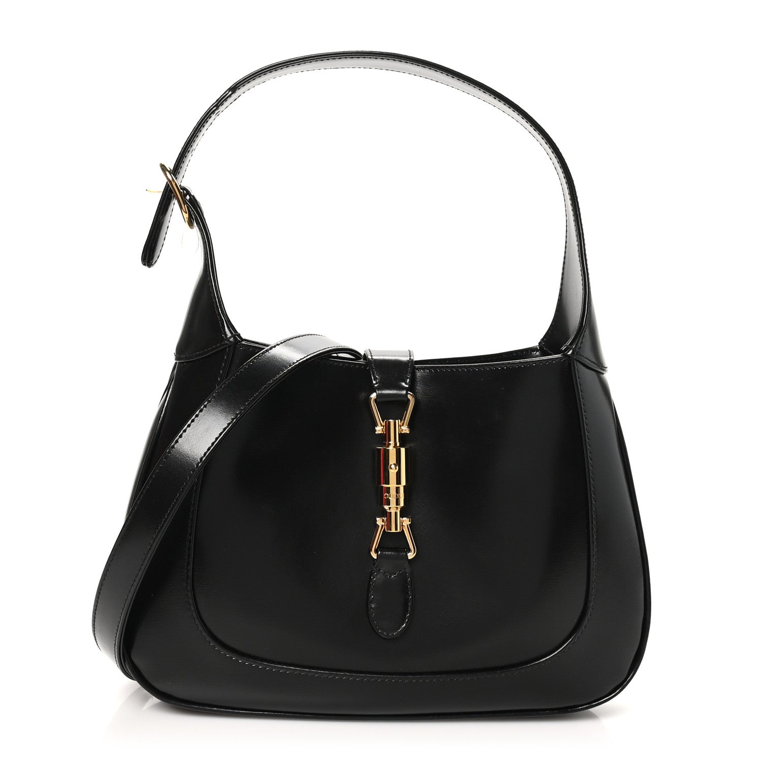Gucci Boarded Dyana Lux Calfskin Small Jackie 1961 Hobo Black 1 of 10