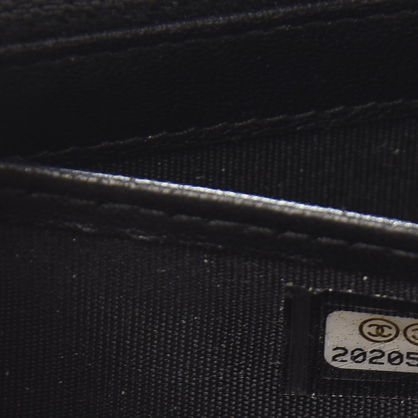 Lambskin Quilted Boy Flap Wallet Black