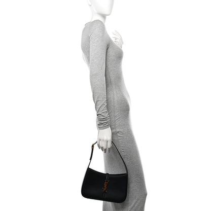 Saint Laurent Smooth Calfskin Le 5 A 7 Hobo Black 2 of 13