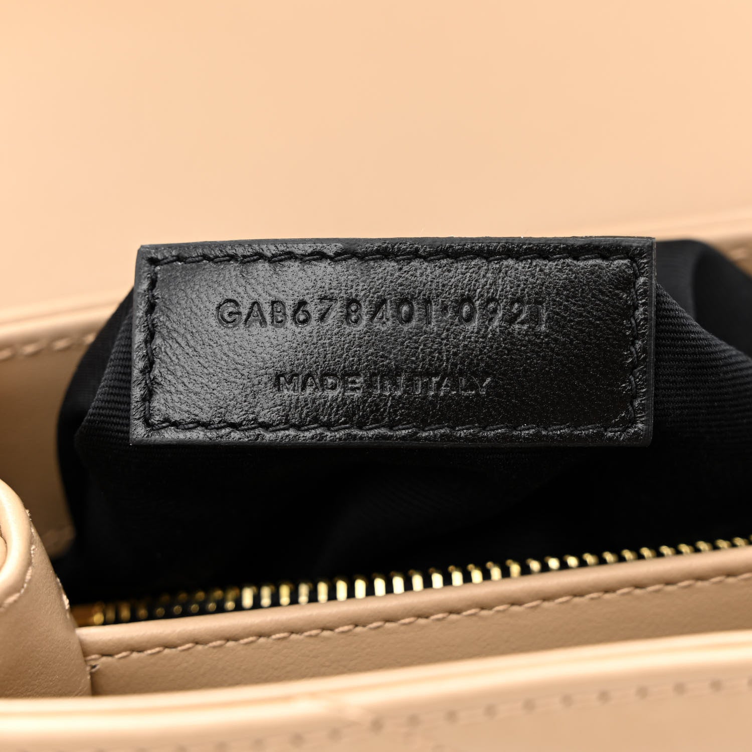 Saint Laurent Calfskin Y Quilted Monogram Toy Loulou Crossbody Bag Dark Beige 7 of 11
