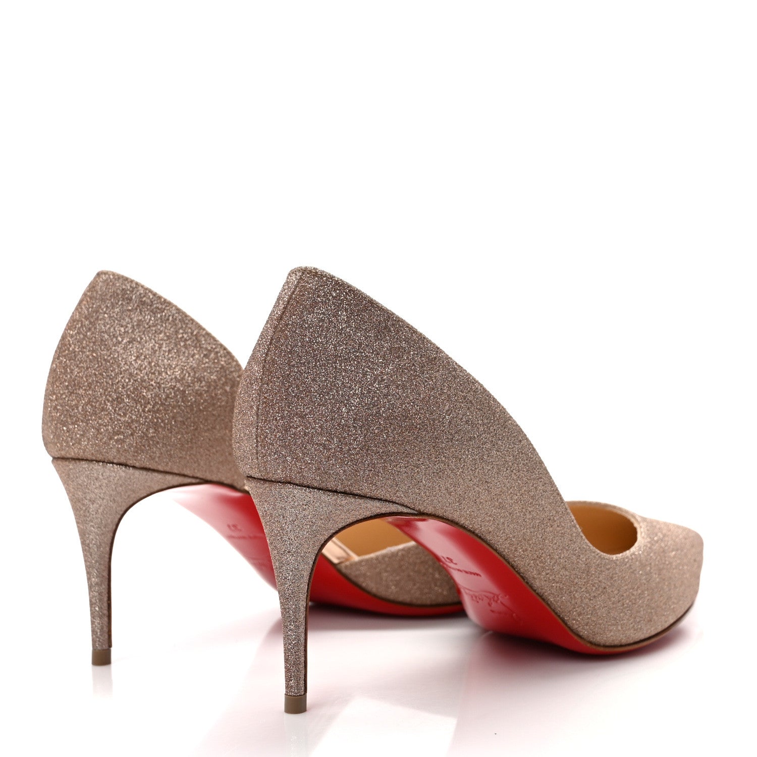 Christian Louboutin Glitter Mini Specchio Iriza 70 Pumps 37 Courtisane 4 of 8
