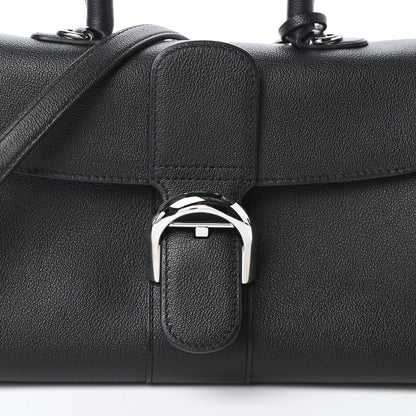 Delvaux Calfskin Mini Brillant East West Satchel Black 7 of 9