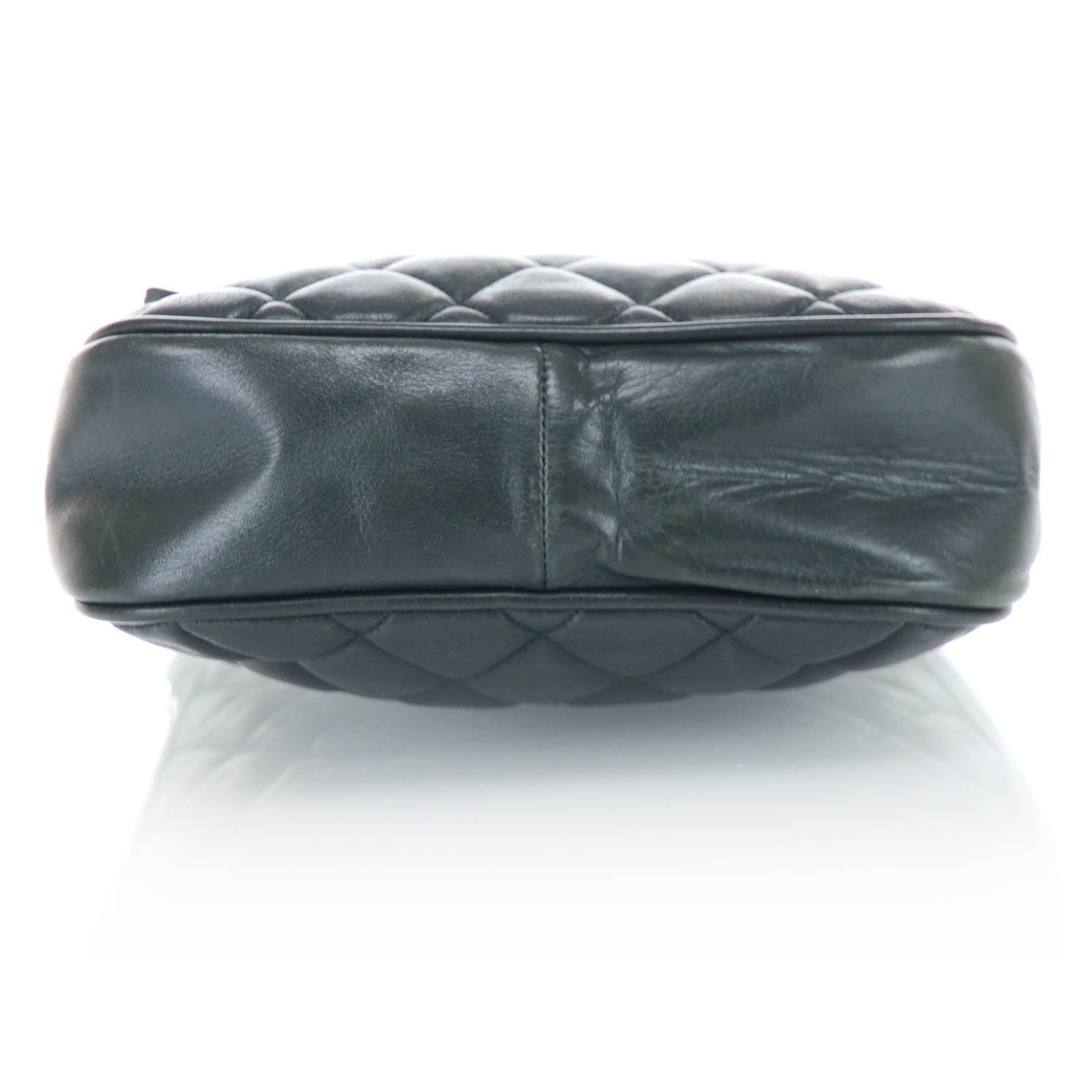 Chanel Lambskin Quilted Flap Bag Dark Green 6 of 13
