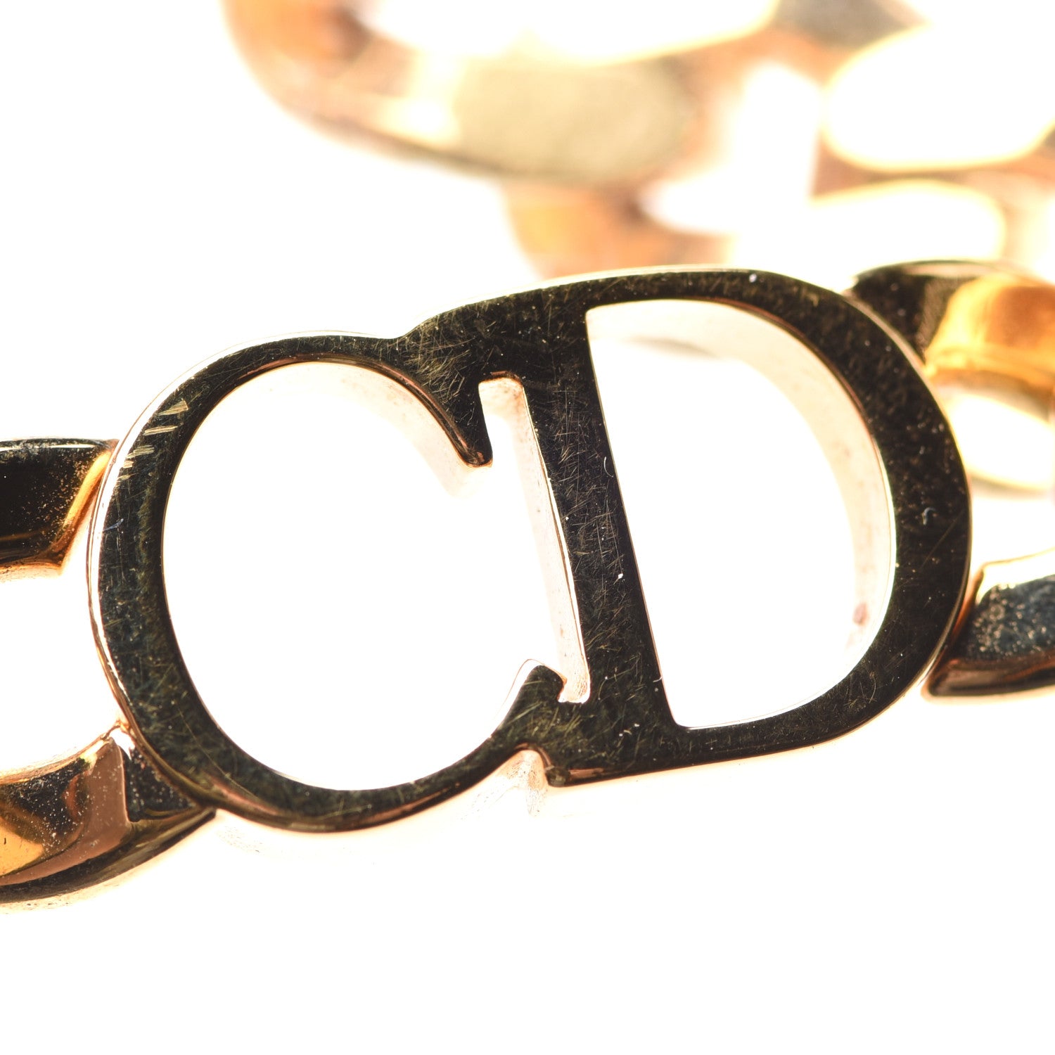 Christian Dior Metal Danseuse Etoile Chain Bracelet Gold 5 of 6