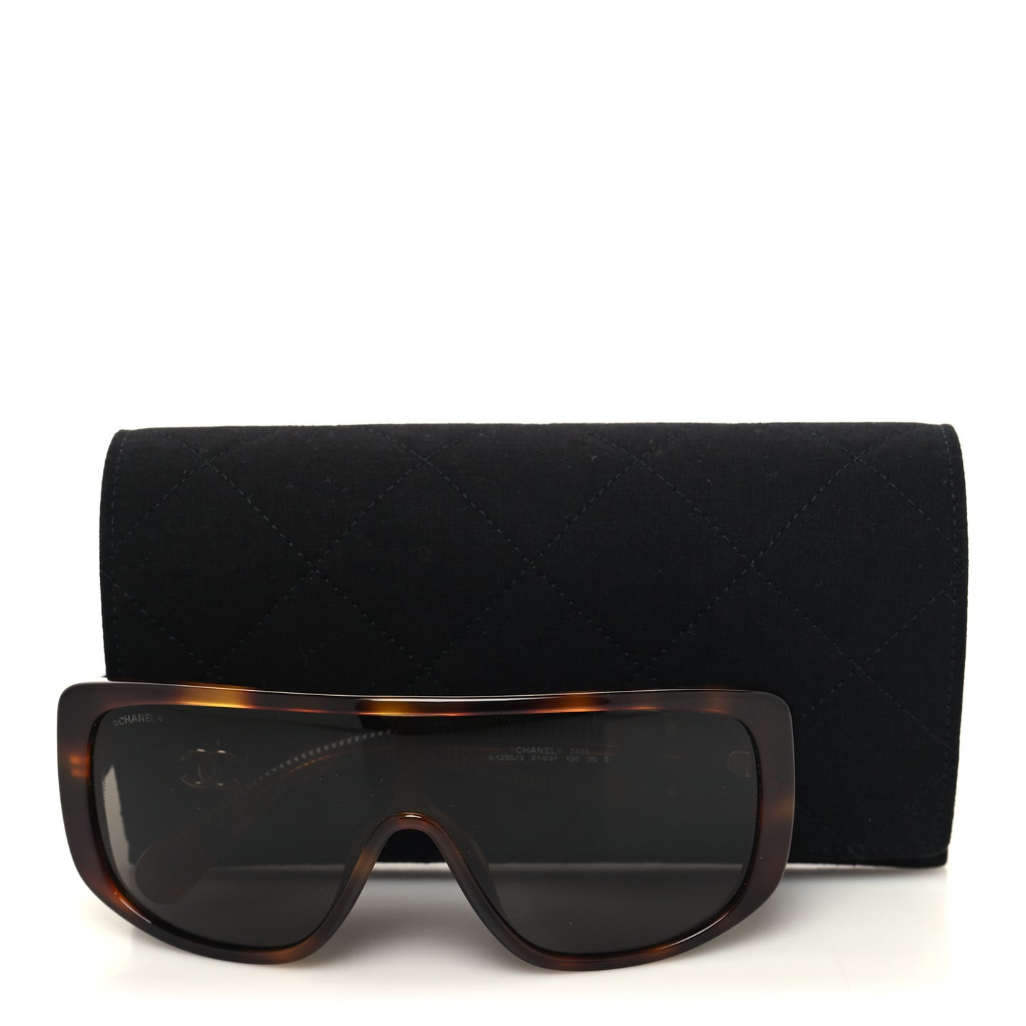 Acetate Shield Sunglasses 1295 Tortoise