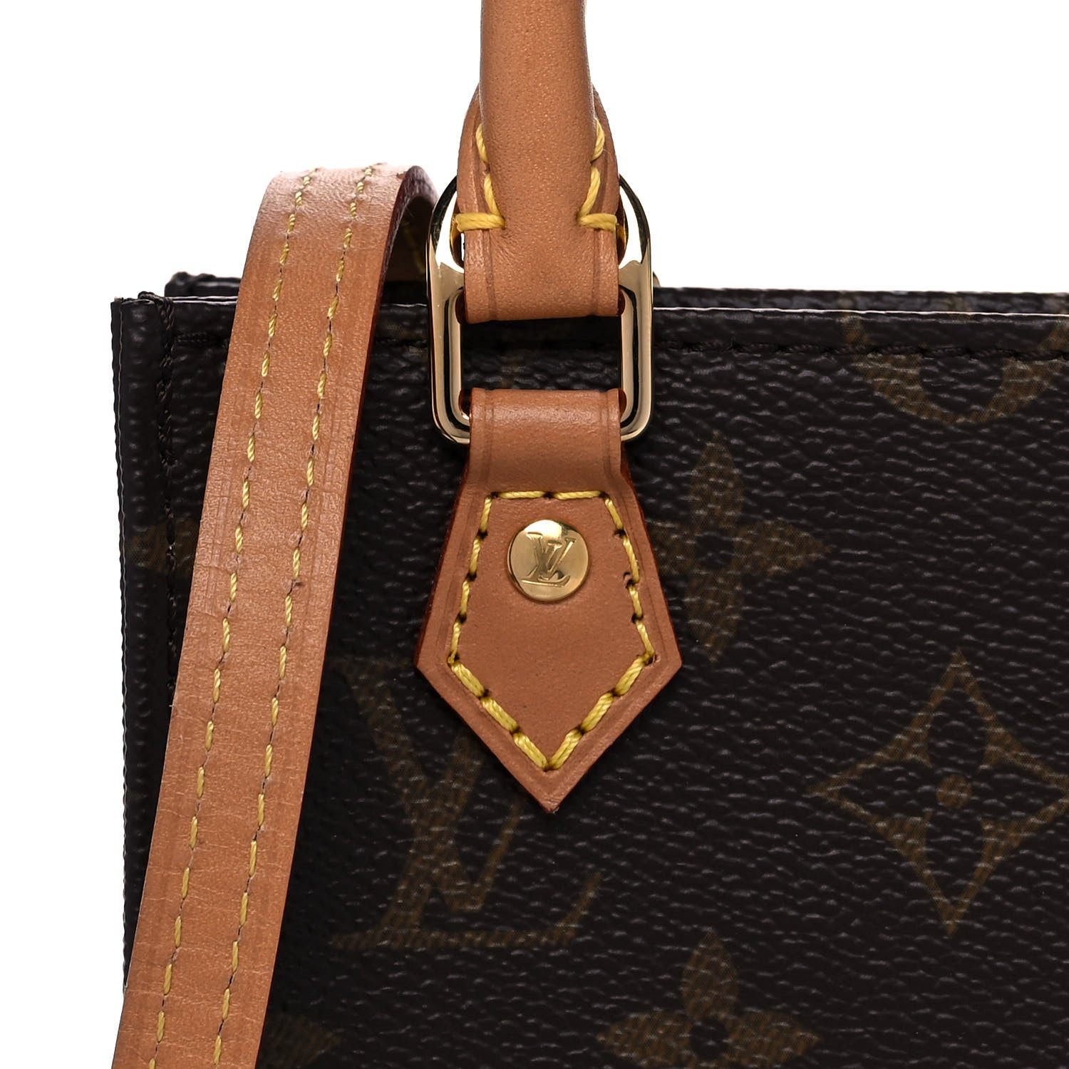 Louis Vuitton Monogram Petit Sac Plat 7 of 10