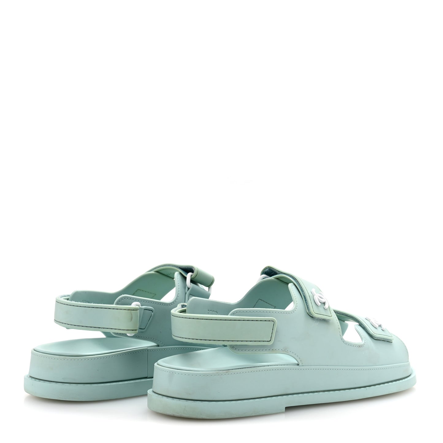 Rubber CC Dad Sandals 39 Light Blue