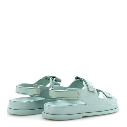 Chanel Rubber CC Dad Sandals 39 Light Blue 5 of 9