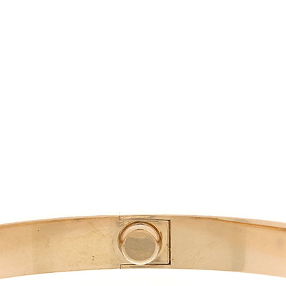 Cartier 18K Yellow Gold 4 Diamond LOVE Bracelet 19 6 of 8