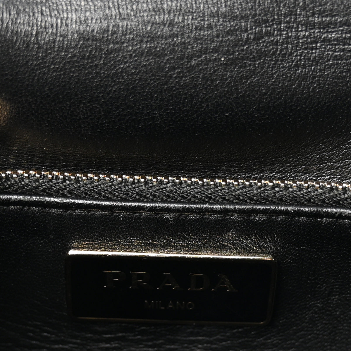 Prada Nappa Re-Nylon Triangle Quilted Patchwork System Flap Shoulder Bag Black 6 of 10