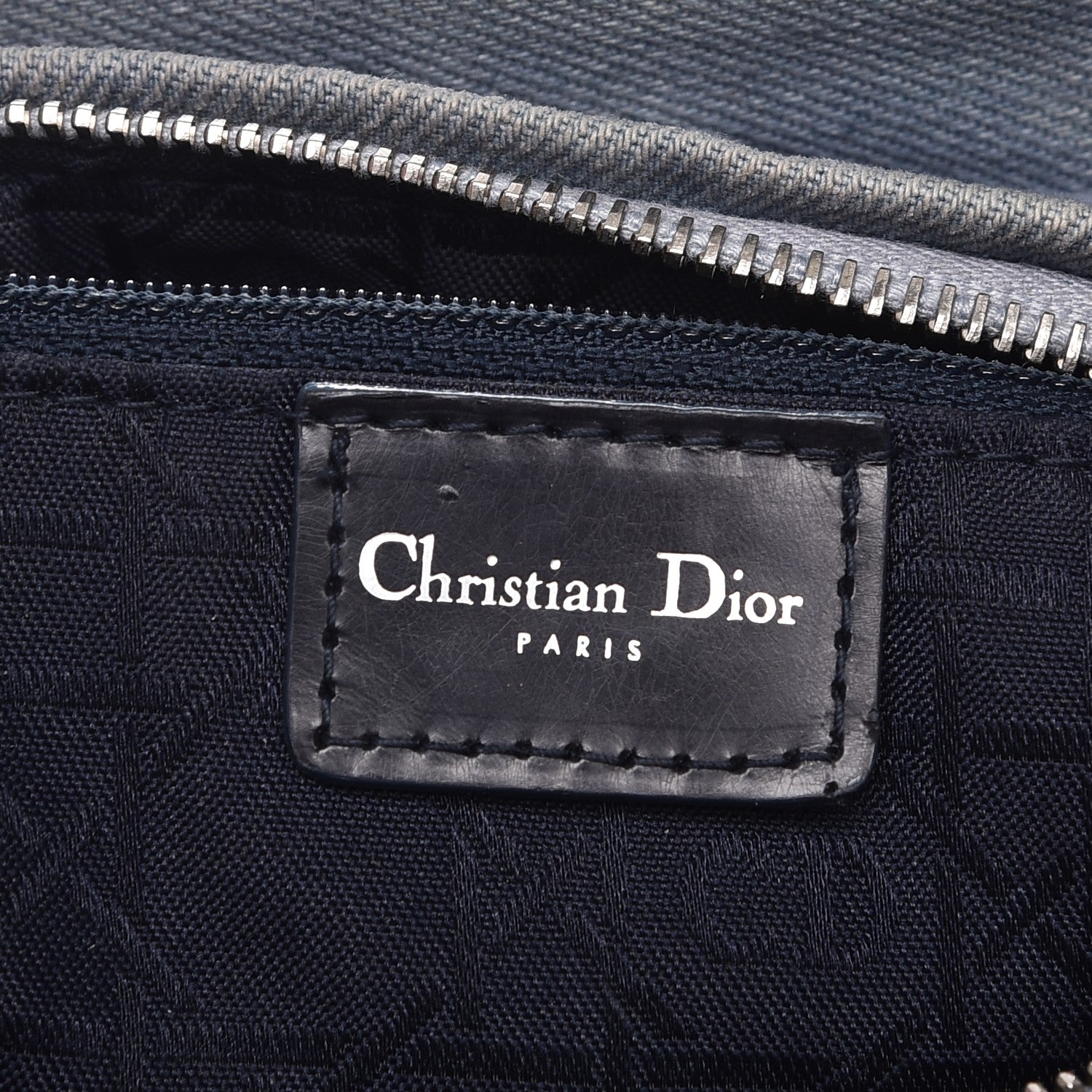 Christian Dior Denim Cannage Large Lady Dior Tote Blue 12 of 13