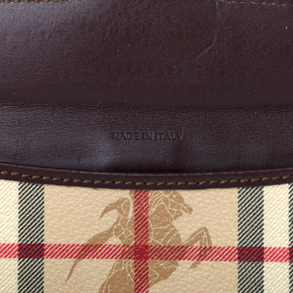 Burberry Calfskin House Check Wallet Brown 7 of 9