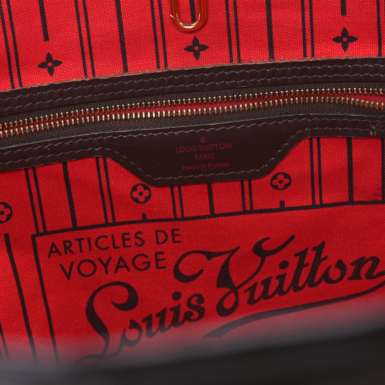 Louis Vuitton Damier Ebene Neverfull MM 6 of 14