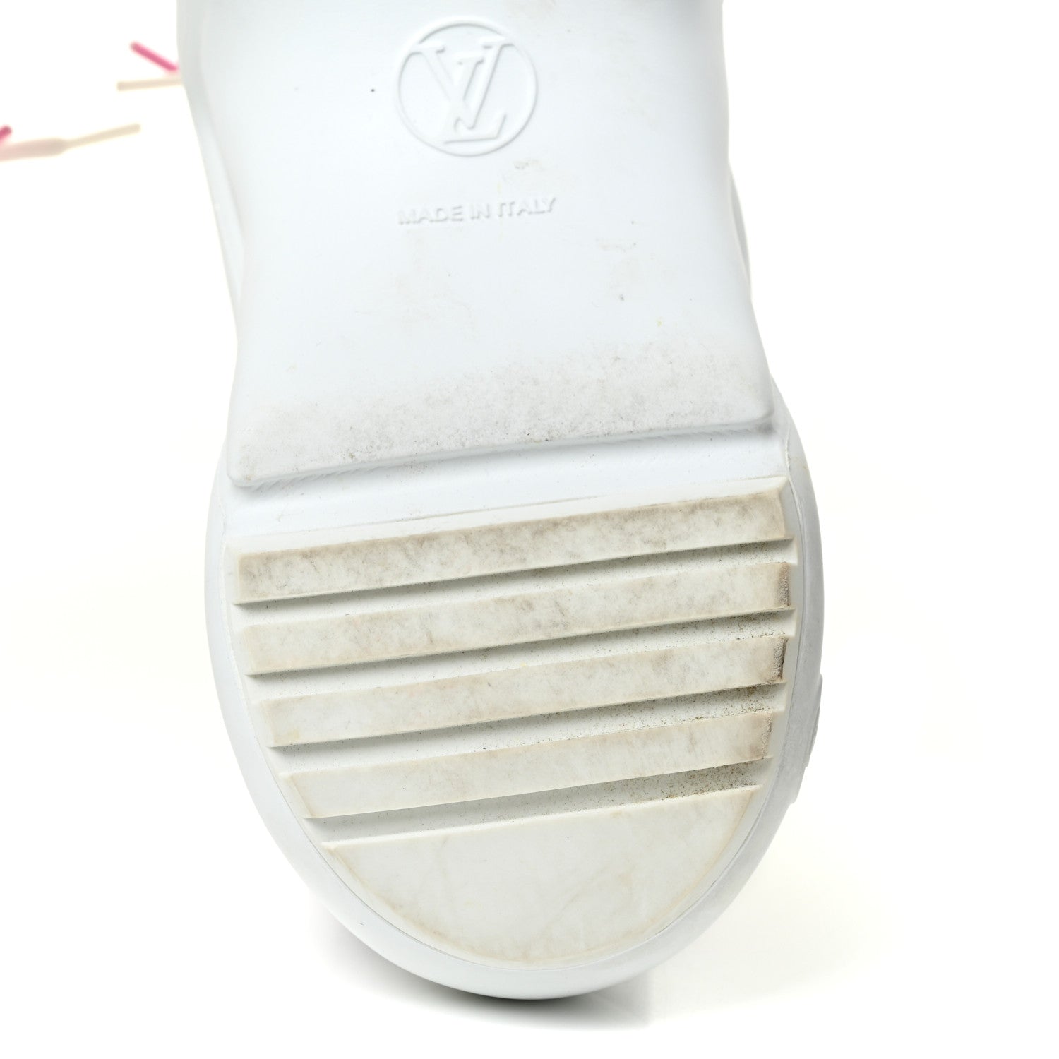 Louis Vuitton Calfskin Technical Nylon LV Archlight Sneakers 40 White Pink Yellow 10 of 17