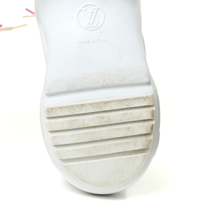 Louis Vuitton Calfskin Technical Nylon LV Archlight Sneakers 40 White Pink Yellow 10 of 17