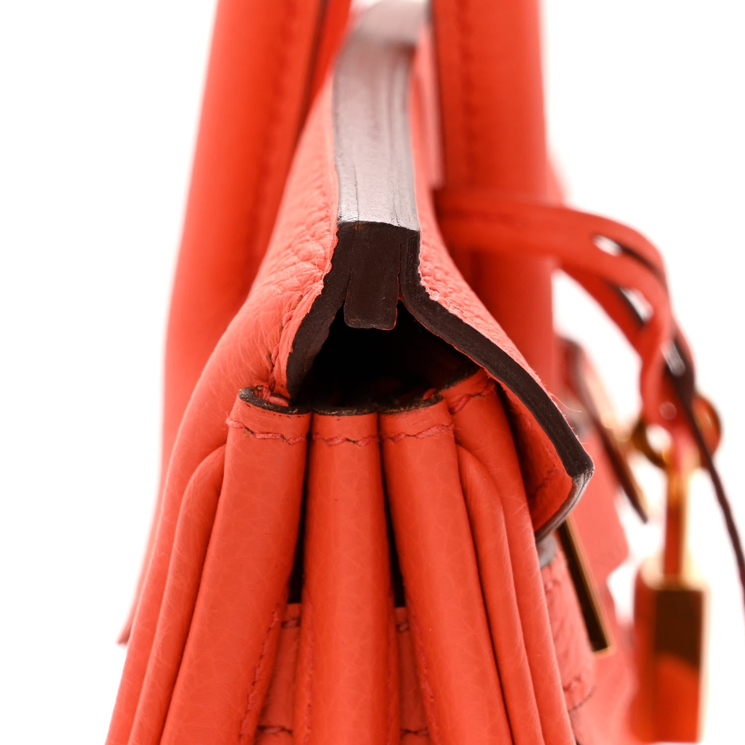 Hermes Togo Birkin 25 Orange Poppy 12 of 13