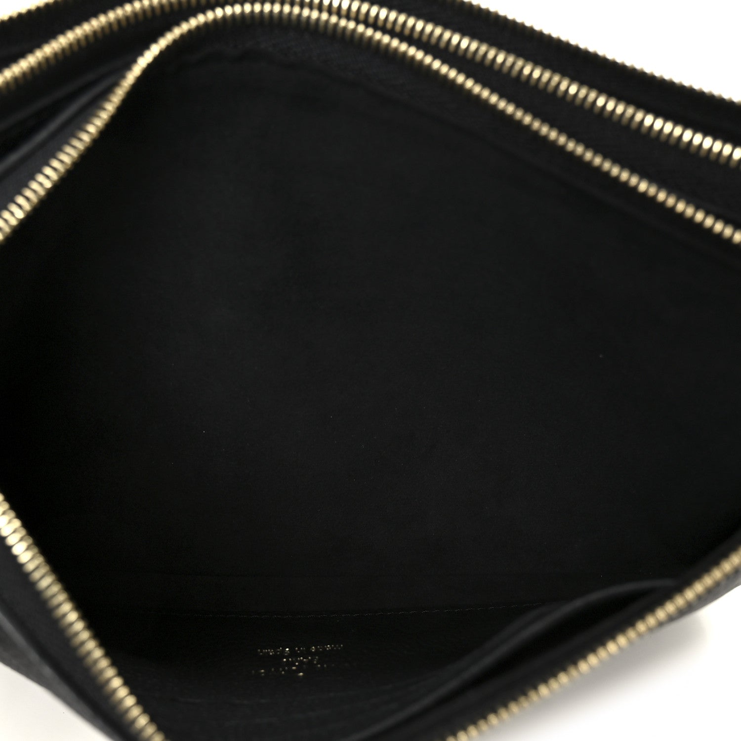 Louis Vuitton Empreinte Double Zip Pochette Black 6 of 11
