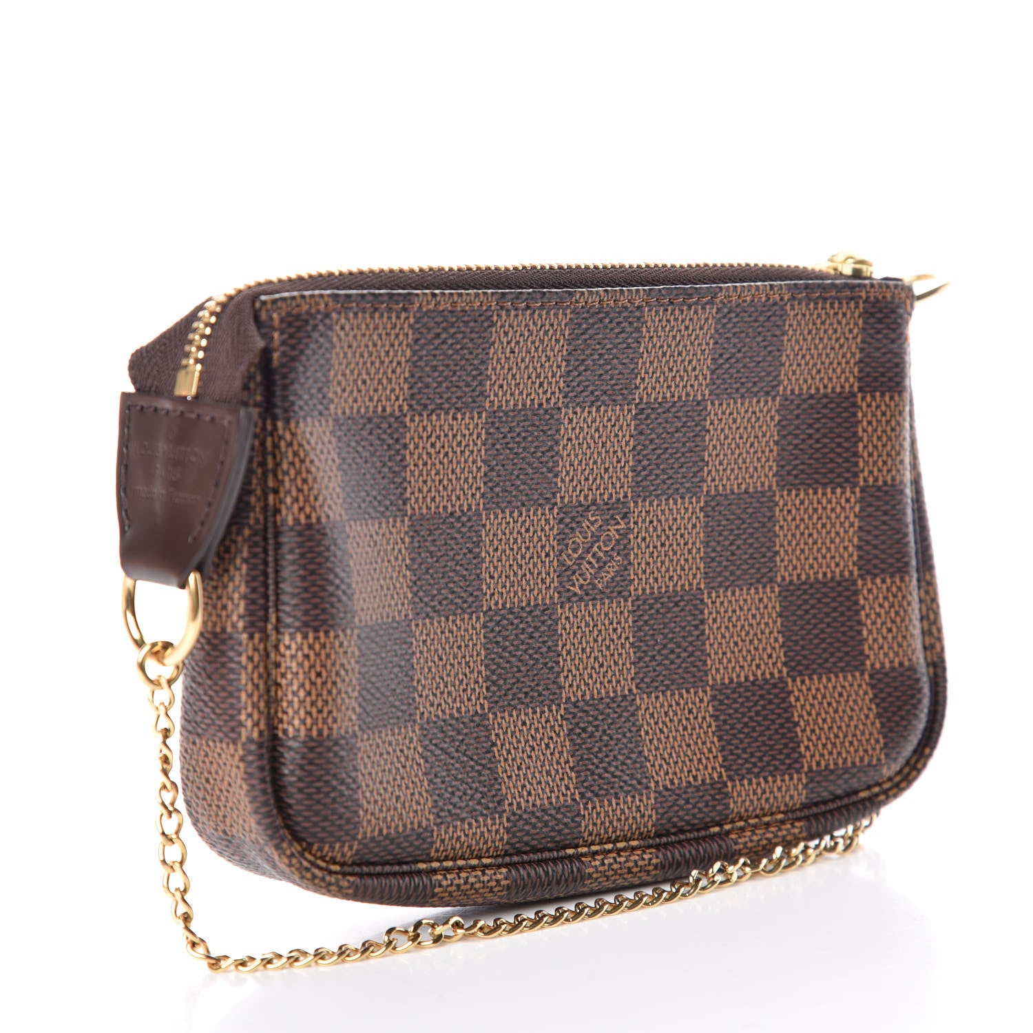 Louis Vuitton Damier Ebene Mini Pochette Accessories 3 of 9