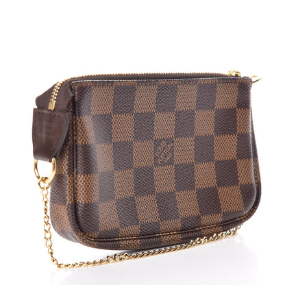Louis Vuitton Damier Ebene Mini Pochette Accessories 3 of 9