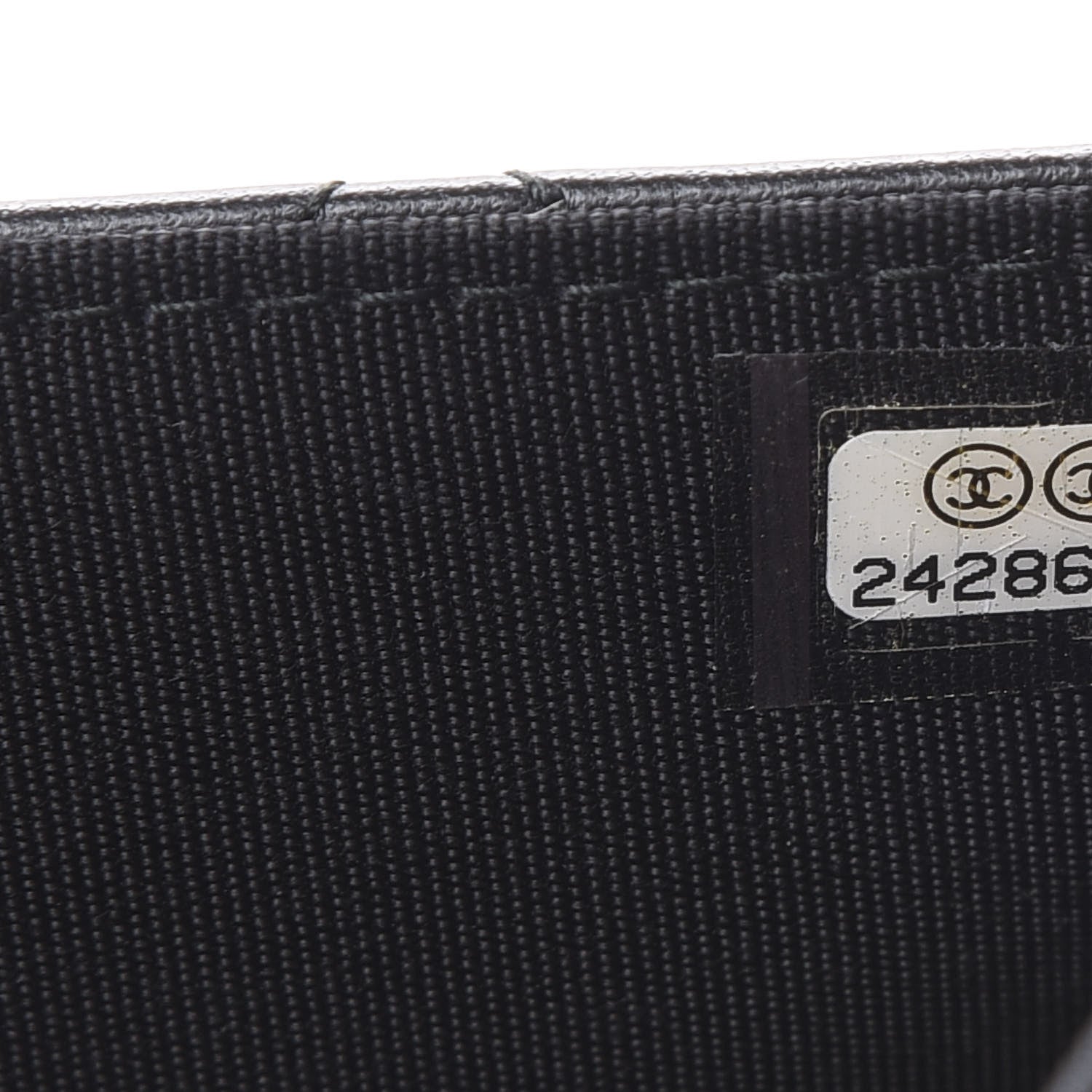 Chanel Aged Calfskin Quilted Lucky Charms 2.55 Reissue Wallet On Chain WOC Black 8 of 13