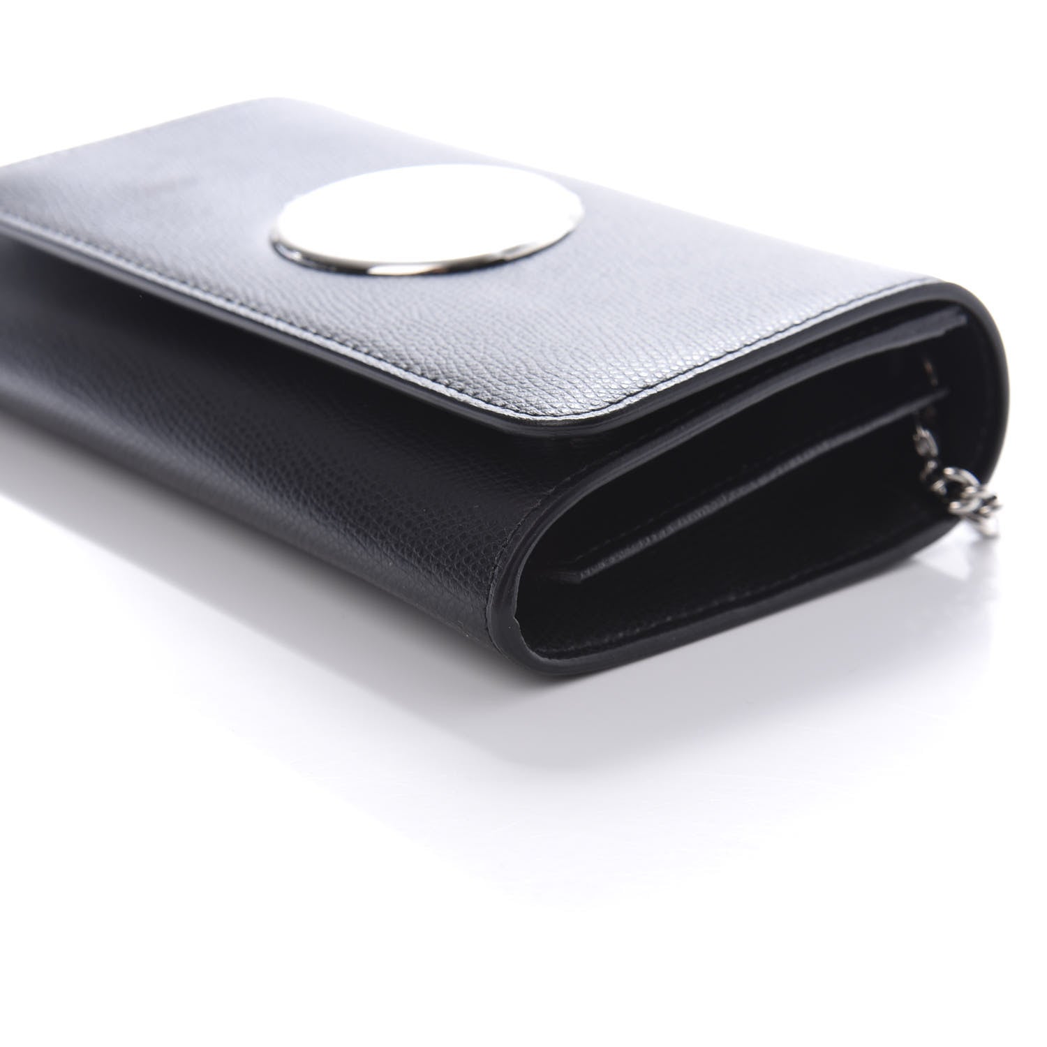 Fendi Vitello Cruise F is Fendi Wallet on Chain Black 9 of 10