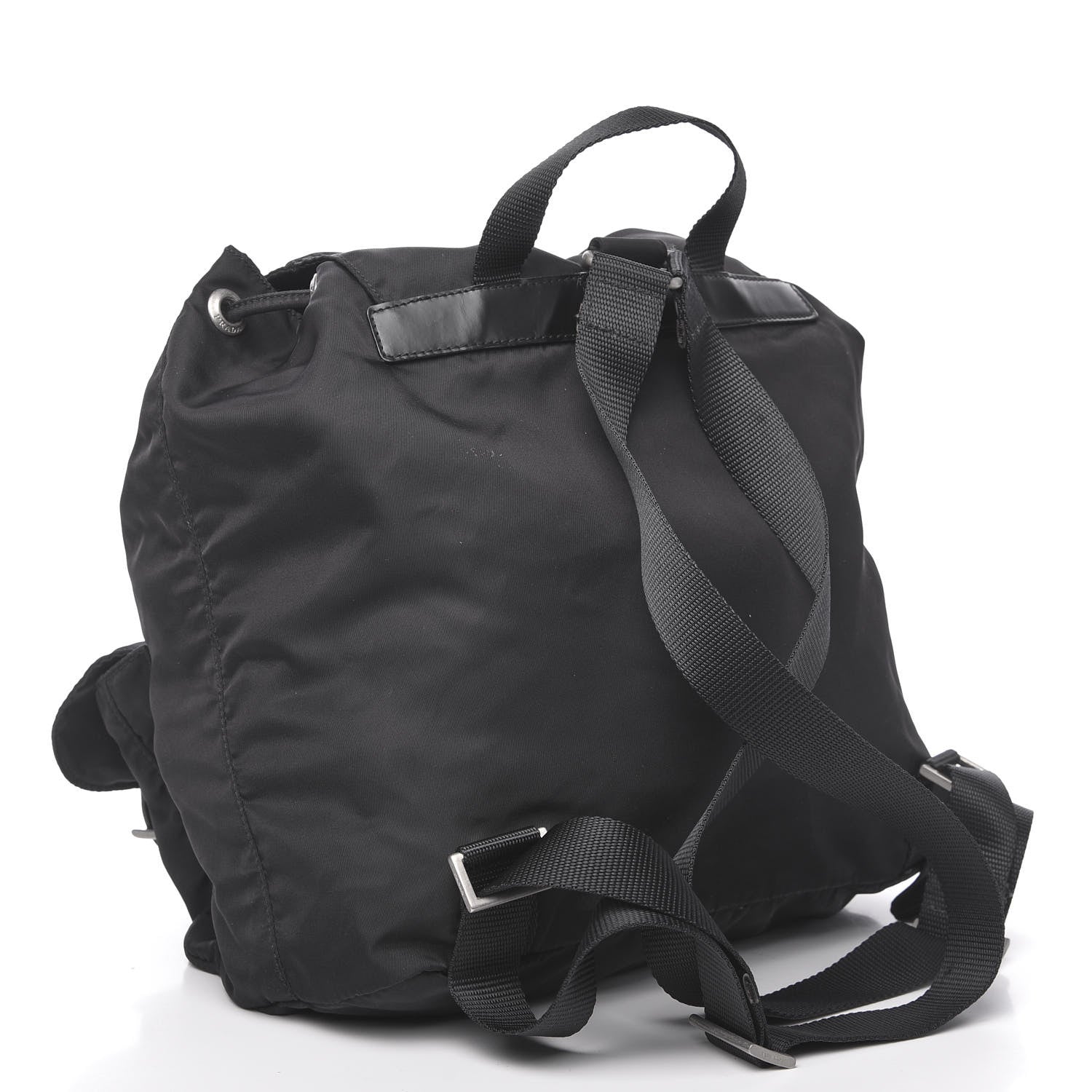 Prada Nylon Vela Medium Backpack Black 2 of 10