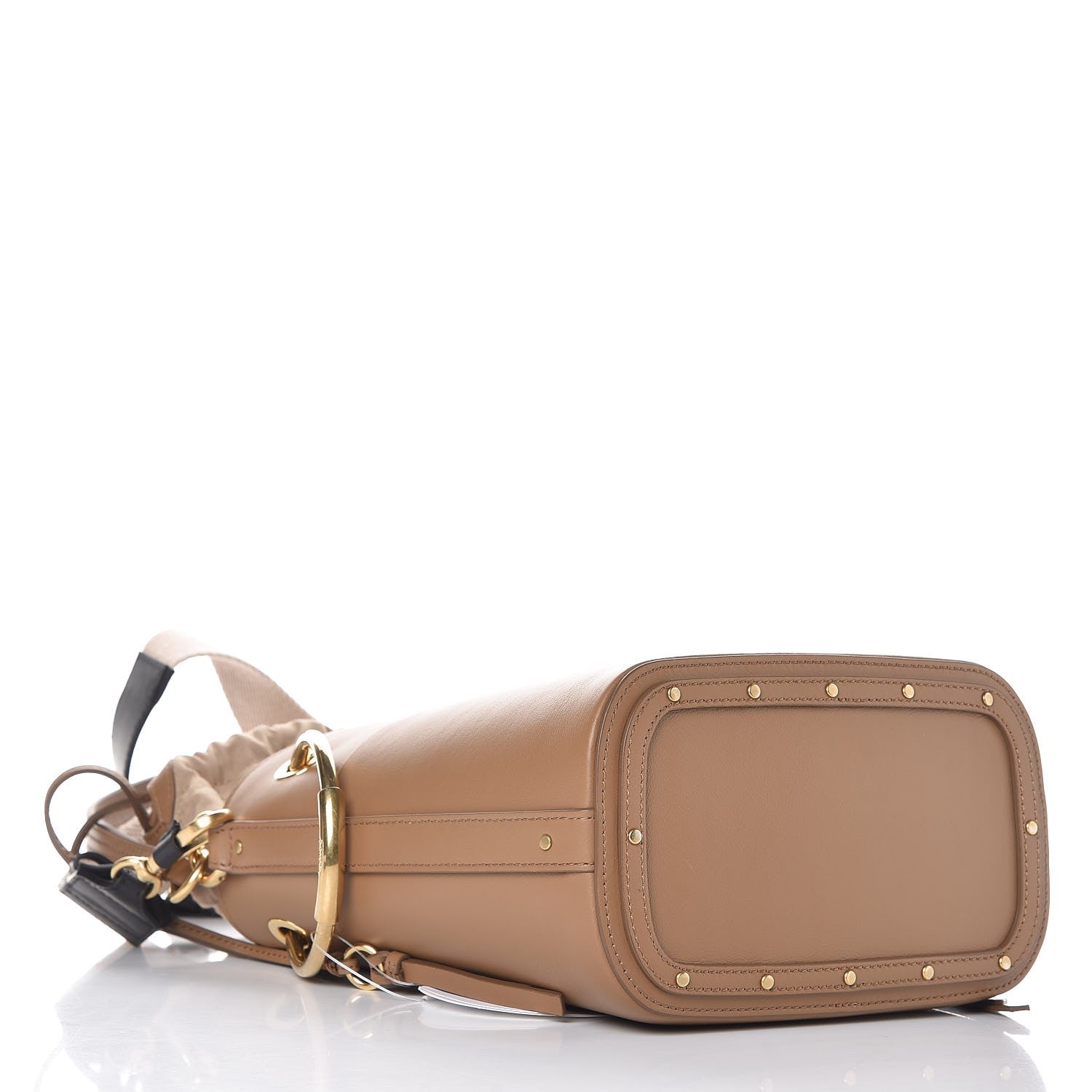 Chloe Smooth Calfskin Small Roy Bucket Bag Nut 6 of 12