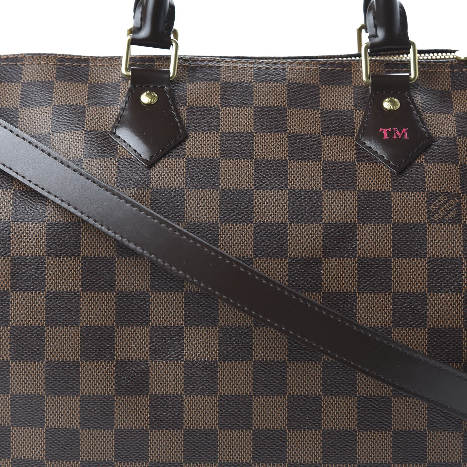 Louis Vuitton Damier Ebene Speedy Bandouliere 30 9 of 11