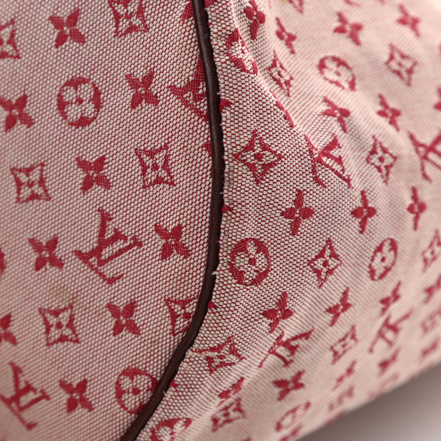 Mini Lin Monogram Betsy Backpack Red