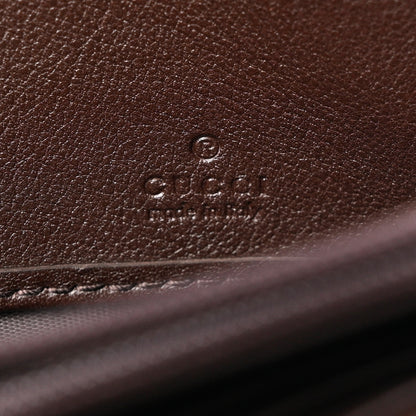 Gucci Guccissima Signature Microguccissima Bree Continental Wallet Chocolate 7 of 7
