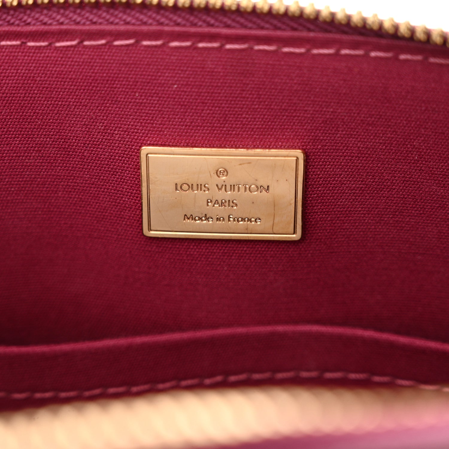 Louis Vuitton Vernis Degrade Alma BB Magenta 6 of 10