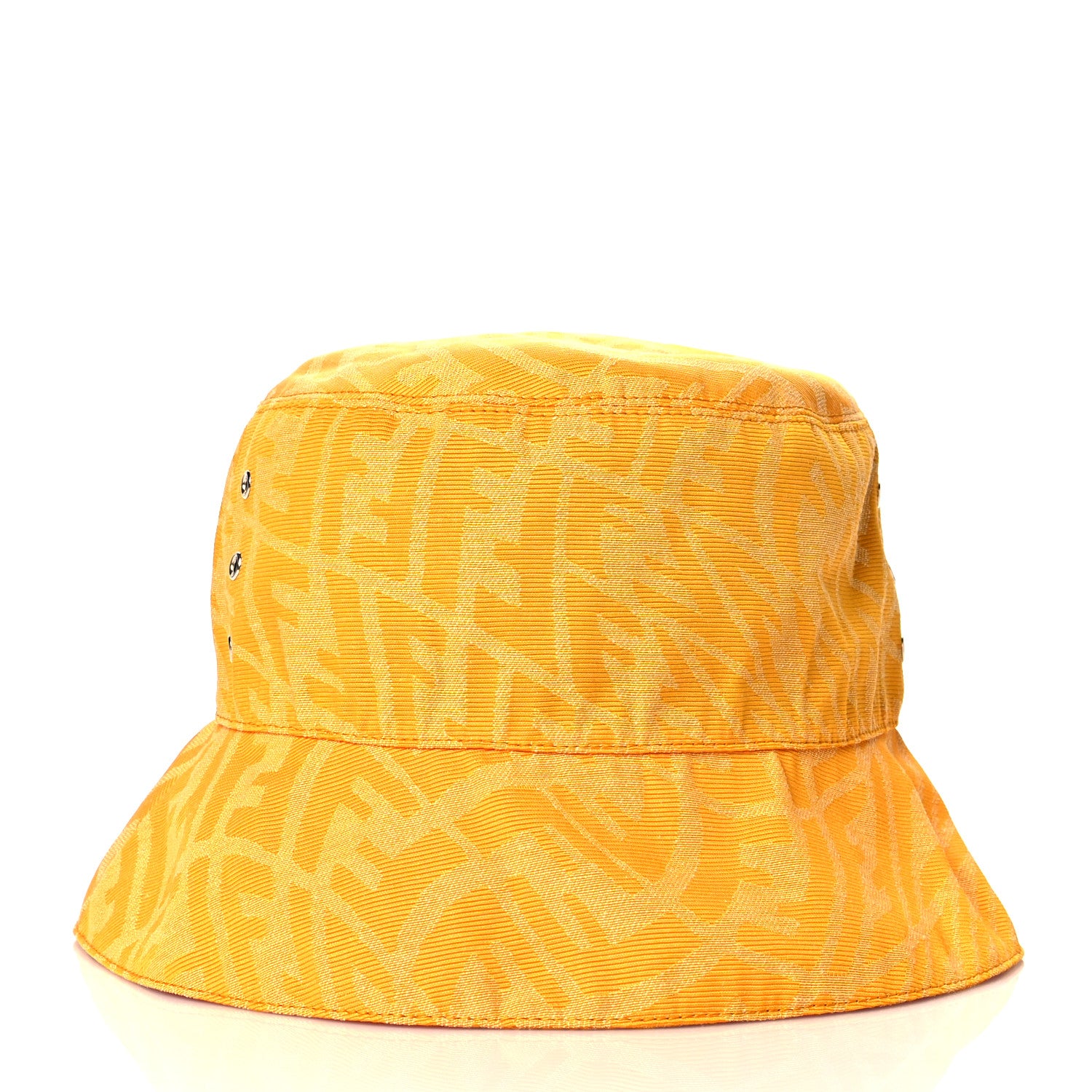 Fendi X SARA COLEMAN Canvas FF Vertigo Bucket Hat M Mimosa 2 of 7