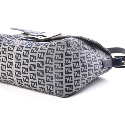 Fendi Zucchino Mama Baguette Navy 6 of 11