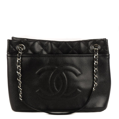 Chanel Caviar CC Timeless Soft Tote Black 1 of 8